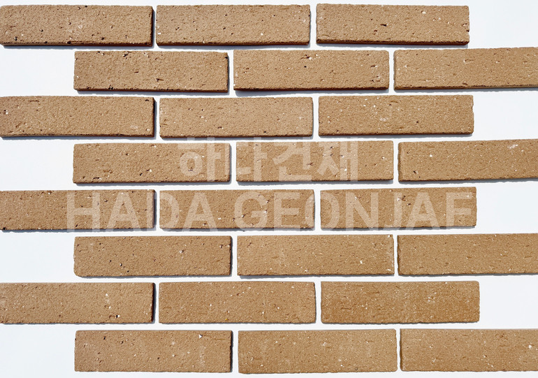 점토타일 쿠키 240x60x12T 쿠키브라운 / 하다건재