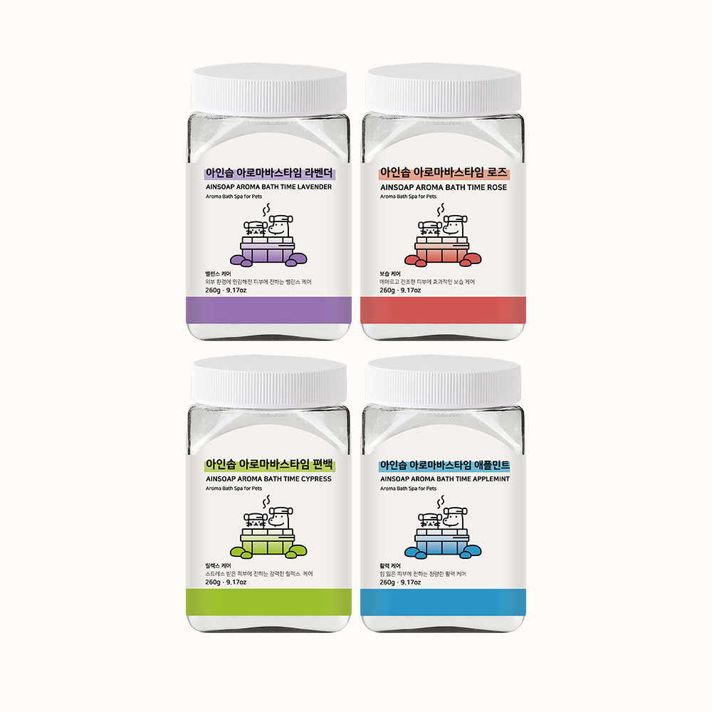 강아지 고양이 탄산 스파 아로마바스타임 입욕제