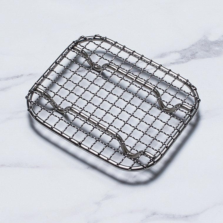 스텐 드레인 튀김 받침 바트 밧드망 ST 12.5cm, 1개 - 상품 이미지