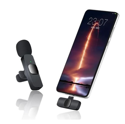 C타입 소형 무선 마이크 핀마이크 갤럭시 스마트폰 호환 VLOG 브이로그 방송용