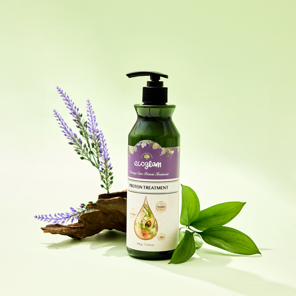 [1+1] 에코글램 데미지 케어 단백질 트리트먼트 500ml + 500ml - 상세 이미지 2