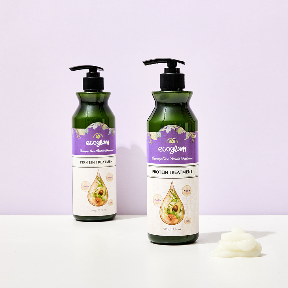 [1+1] 에코글램 데미지 케어 단백질 트리트먼트 500ml + 500ml - 상세 이미지 3