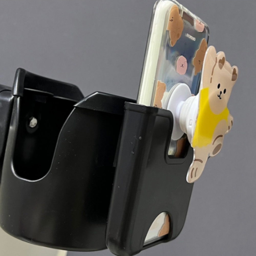 2in1 유모차컵홀더 Z플립 폴드 핸드폰 거치대 휠체어 컵홀더 (부가부 스토케 등 호환)