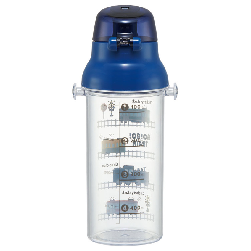 스케이터 GO GO TRAIN 캐릭터 원터치 클리어 눈금 보틀 480ml  PSB5TRC - 주방·식기 - 하카타몰