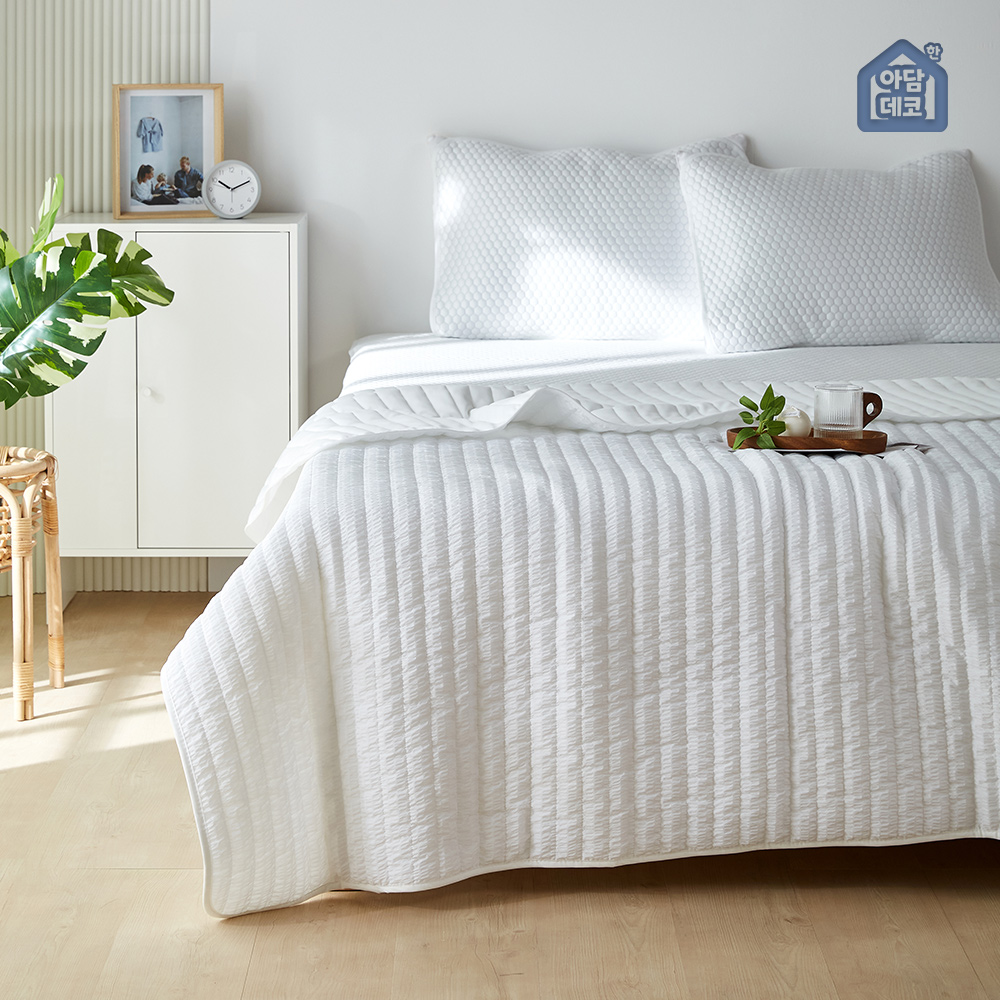 초냉감 퓨어아이스 냉감 이불 양면 블루, SS 150x200 - 상세 이미지 3
