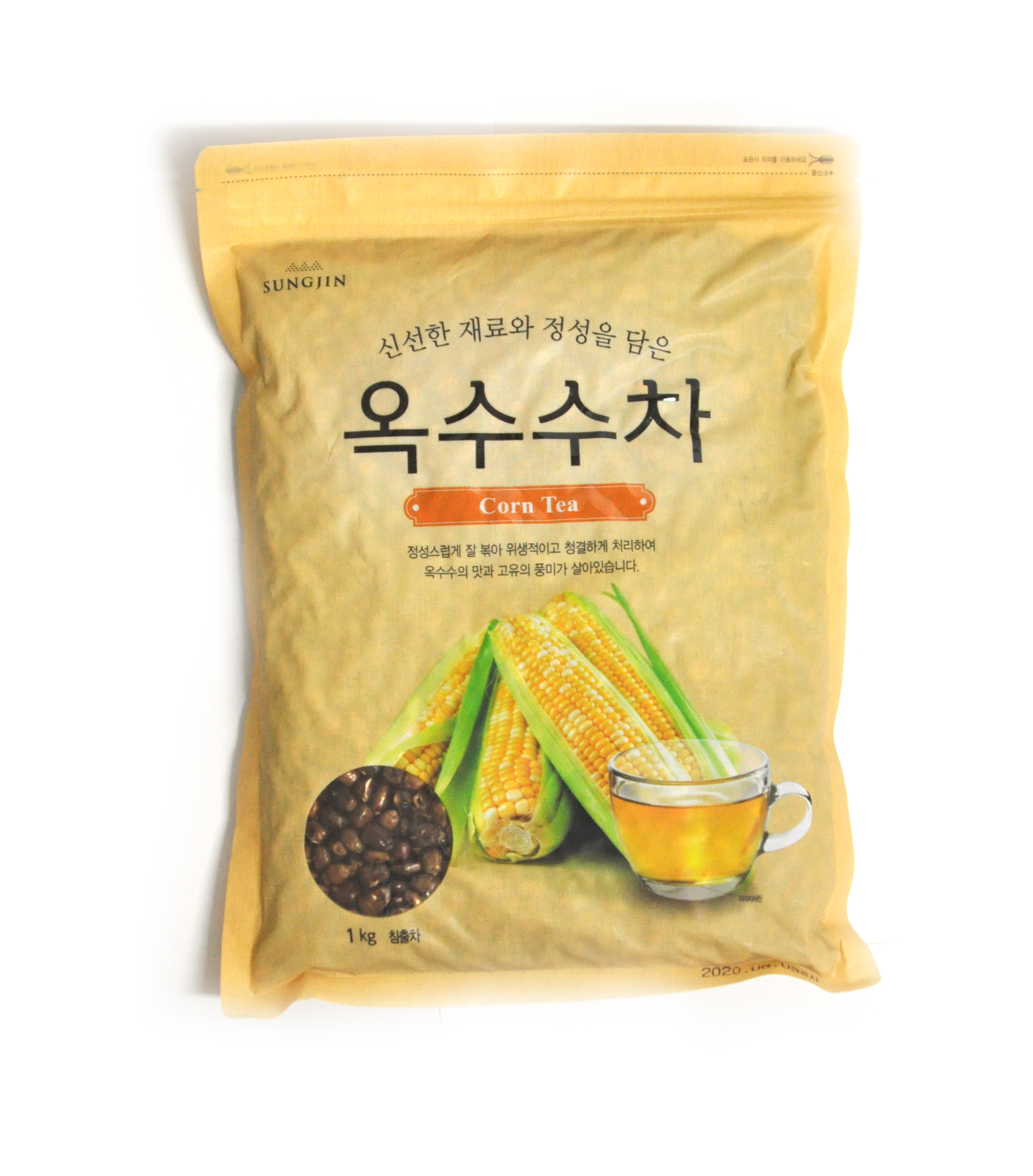 성진 끓여먹는 옥수수차 1kg 볶은 옥수수 볶음 - 상품 이미지
