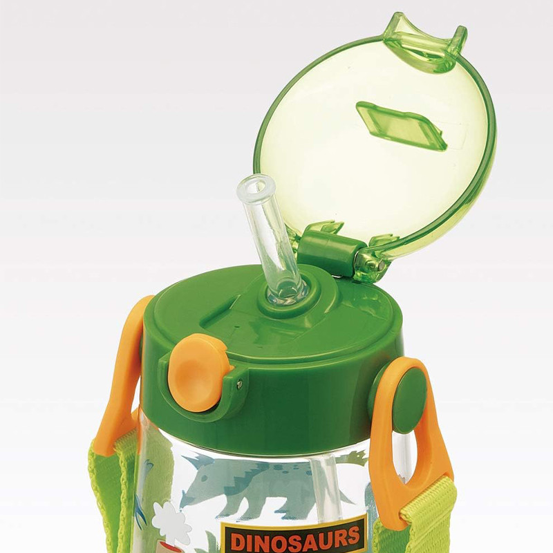 스케이터 DINOSAURS 캐릭터 원푸쉬 스트로 보틀 480ml PDSH5 - 주방·식기 - 하카타몰