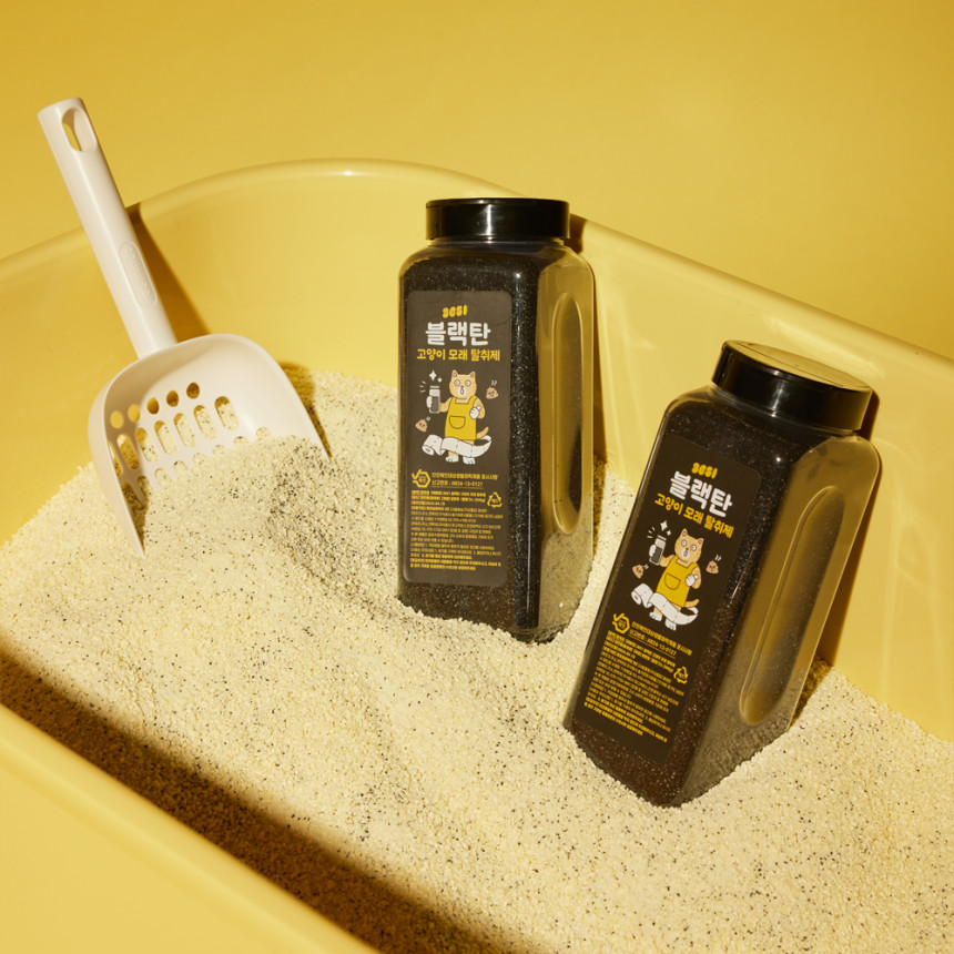 3651 블랙탄 천연 고양이모래 탈취제 화장실 냄새제거 3000ml, 1개 사진 5