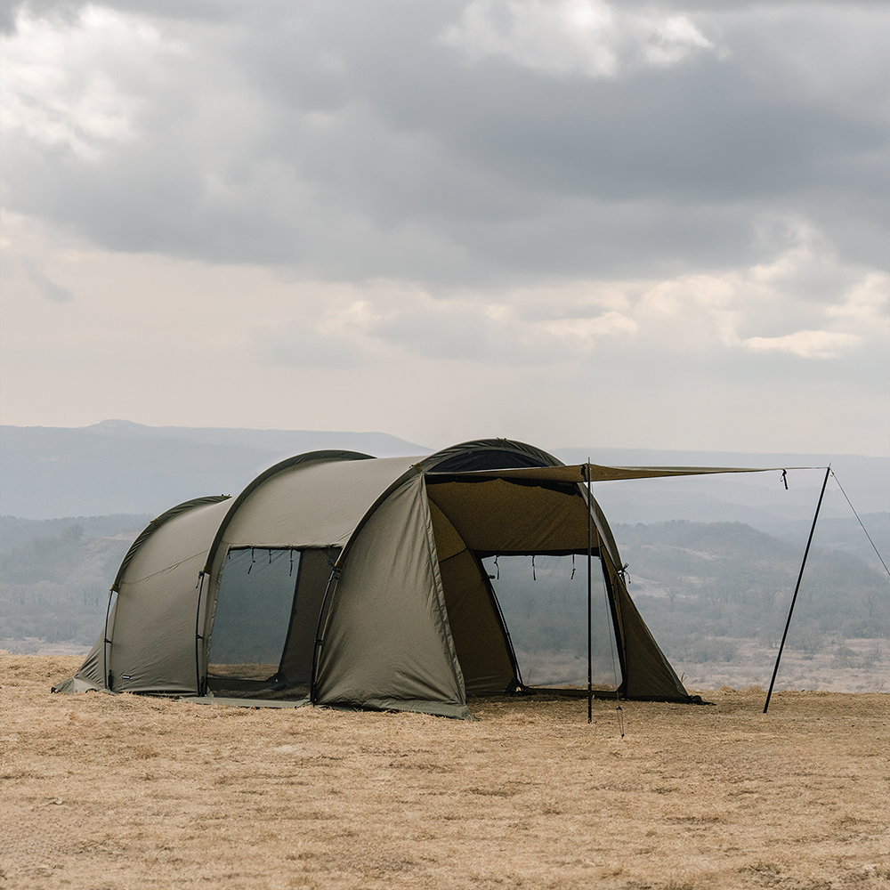 디얼스 이너코어 텐트 DAC 폴 캠핑 터널형 경량 4인용 터널