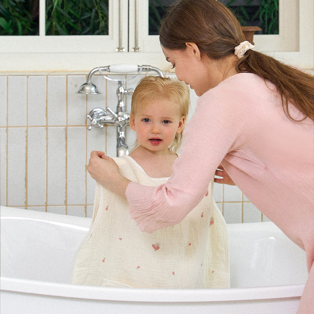 1+1 엄마턱받이 수유 앞치마 육아 조끼 트림패드 아빠 턱받이