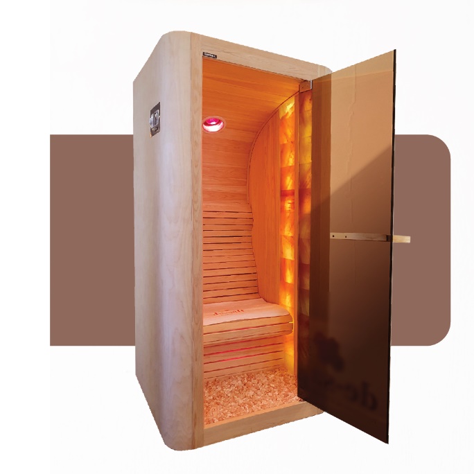 1인찜질방사우나기계 건식 가정용 원적외선 편백사우나부스