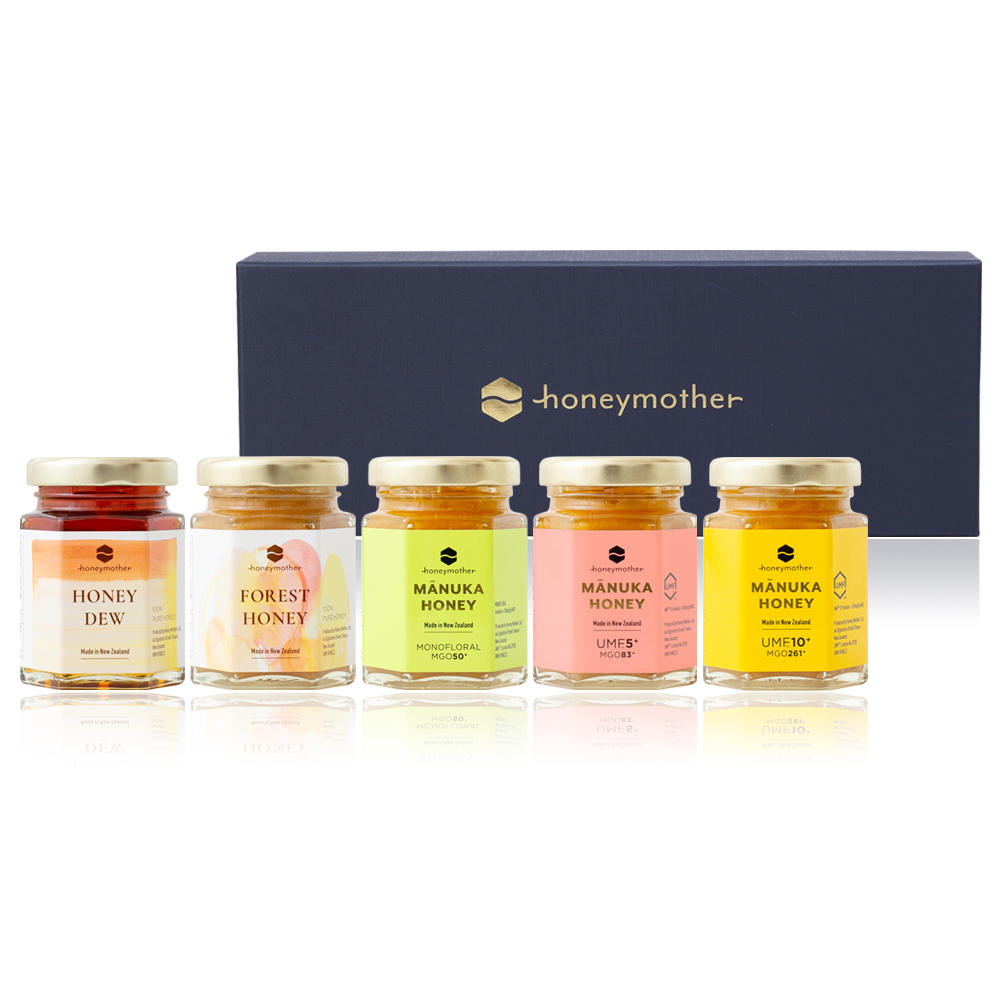 허니마더 미니5종 뉴질랜드 청정지역 프리미엄 마누카 꿀 선물 세트 정식수입 국내발송 무농약 무항생제