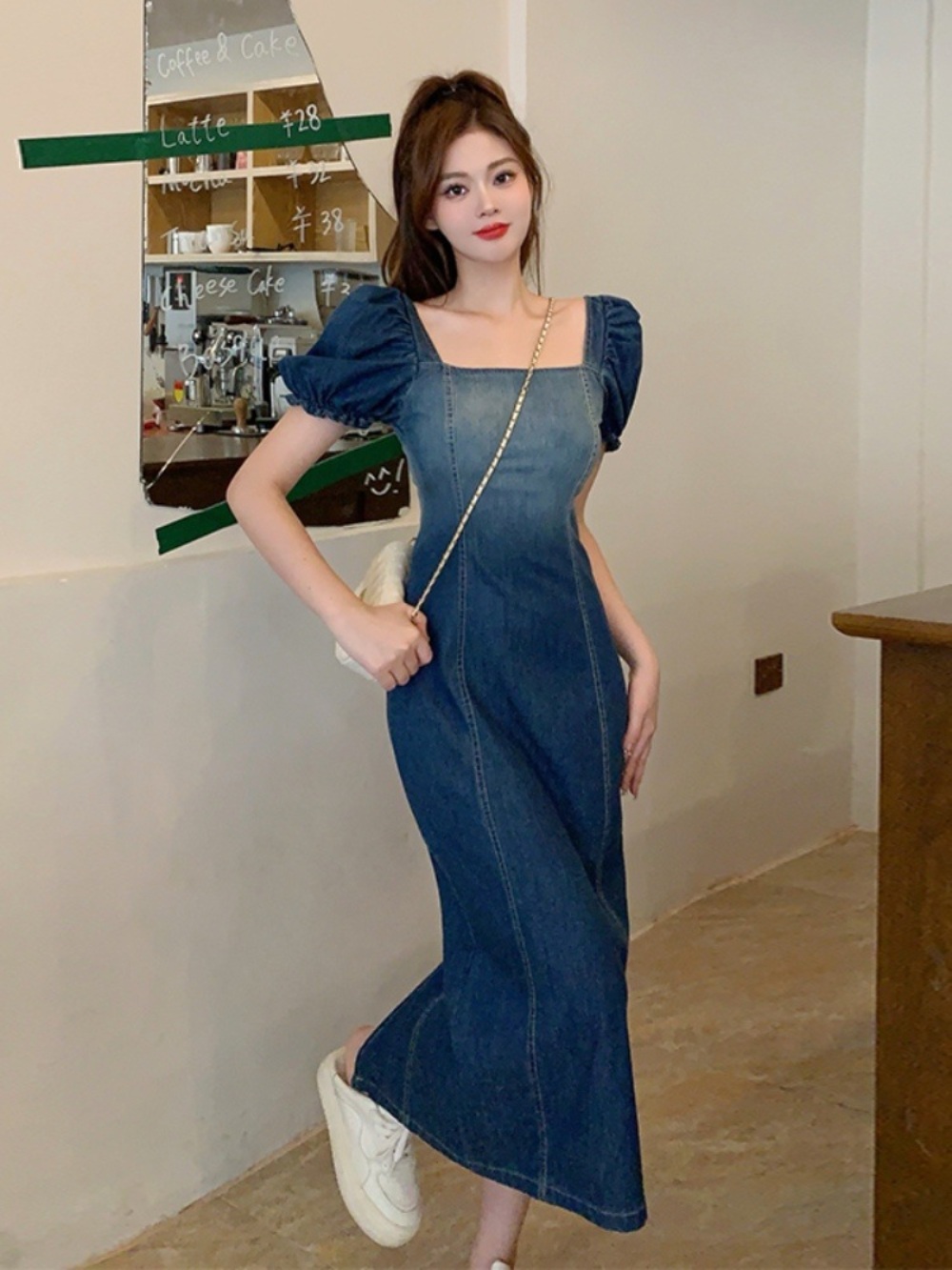 미녀와 순정남 임수향 박도라 임수향 원피스 데님 Y2K - 상세 이미지 2