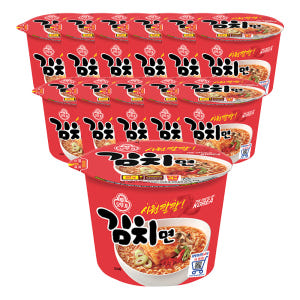 오뚜기 김치면 큰컵라면 105g, 12개 맛있게 먹은 솔직 후기 - 상품 이미지 1