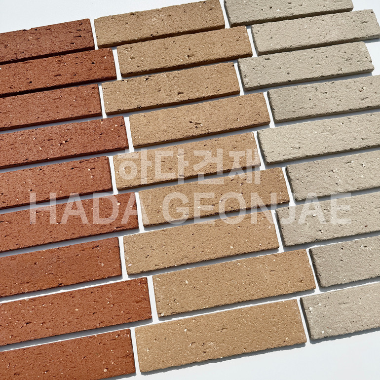 점토타일 쿠키 240x60x12T / 하다건재