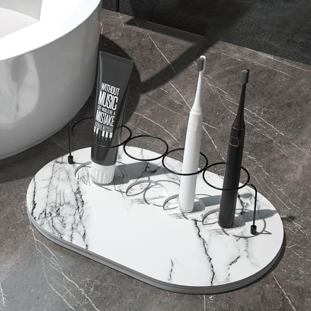 규조토칫솔꽂이 칫솔거치대 치약 면도기 치솔 홀더 칫솔 걸이 소형