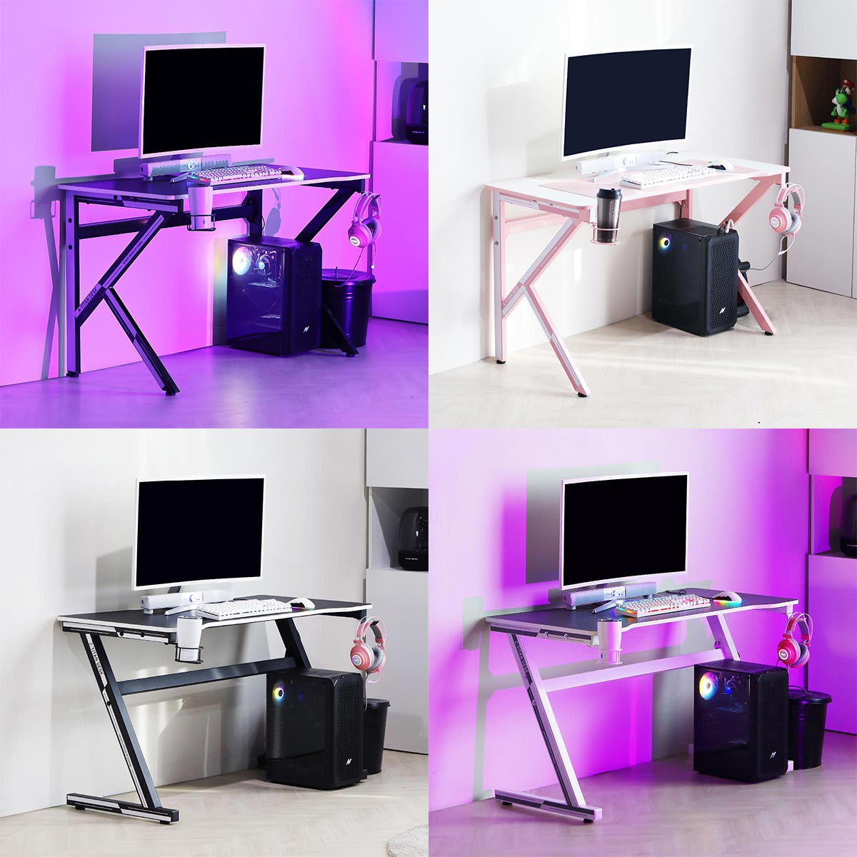 일루일루 타이탄 게이밍책상 컴퓨터책상 1200mm 2Type