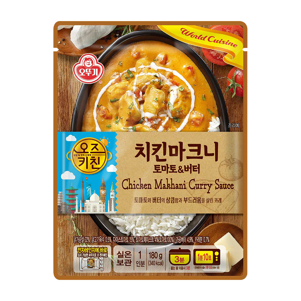 오뚜기 오즈키친 치킨마크니 180g - 메인 이미지