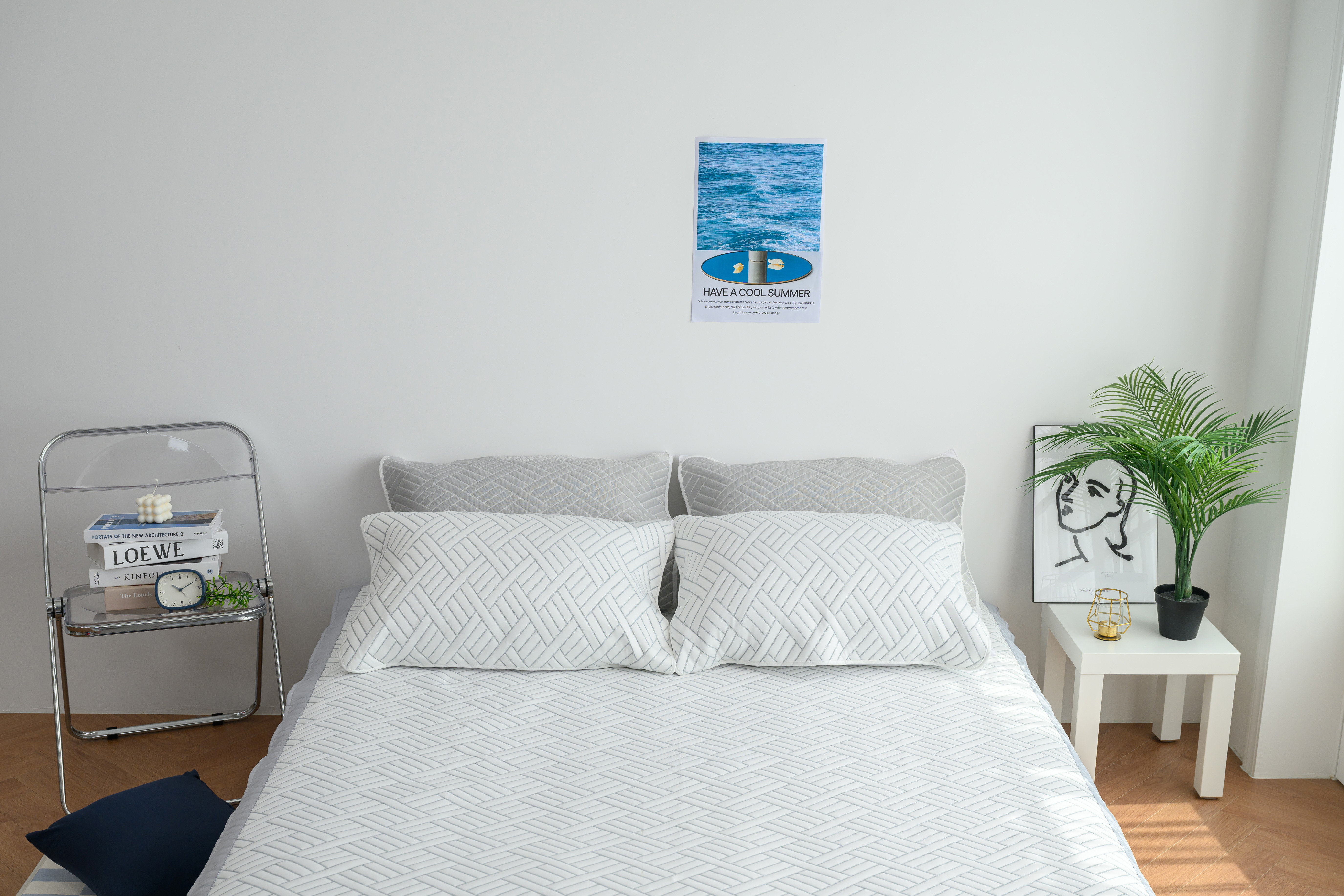 아르일랑 듀라론 쿨터치 3중직 밴드형 밴딩 베개커버 시원한 여름 침구 70cmX50cm - 상세 이미지 5