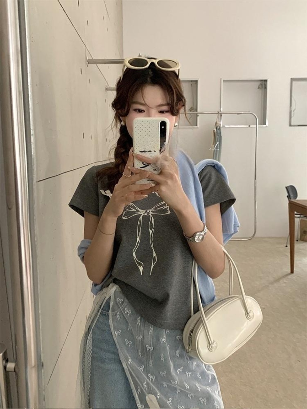 미녀와 순정남 임수향 박도라 반팔 티셔츠 하이틴 발레코어 - 상세 이미지 2
