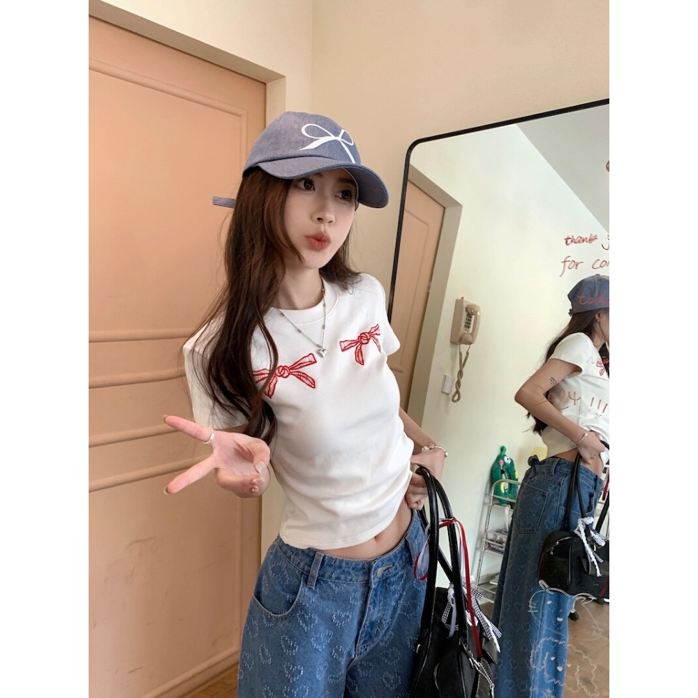 미녀와 순정남 임수향 박도라 반팔 티셔츠 트렌디한 캐주얼 - 상세 이미지 2