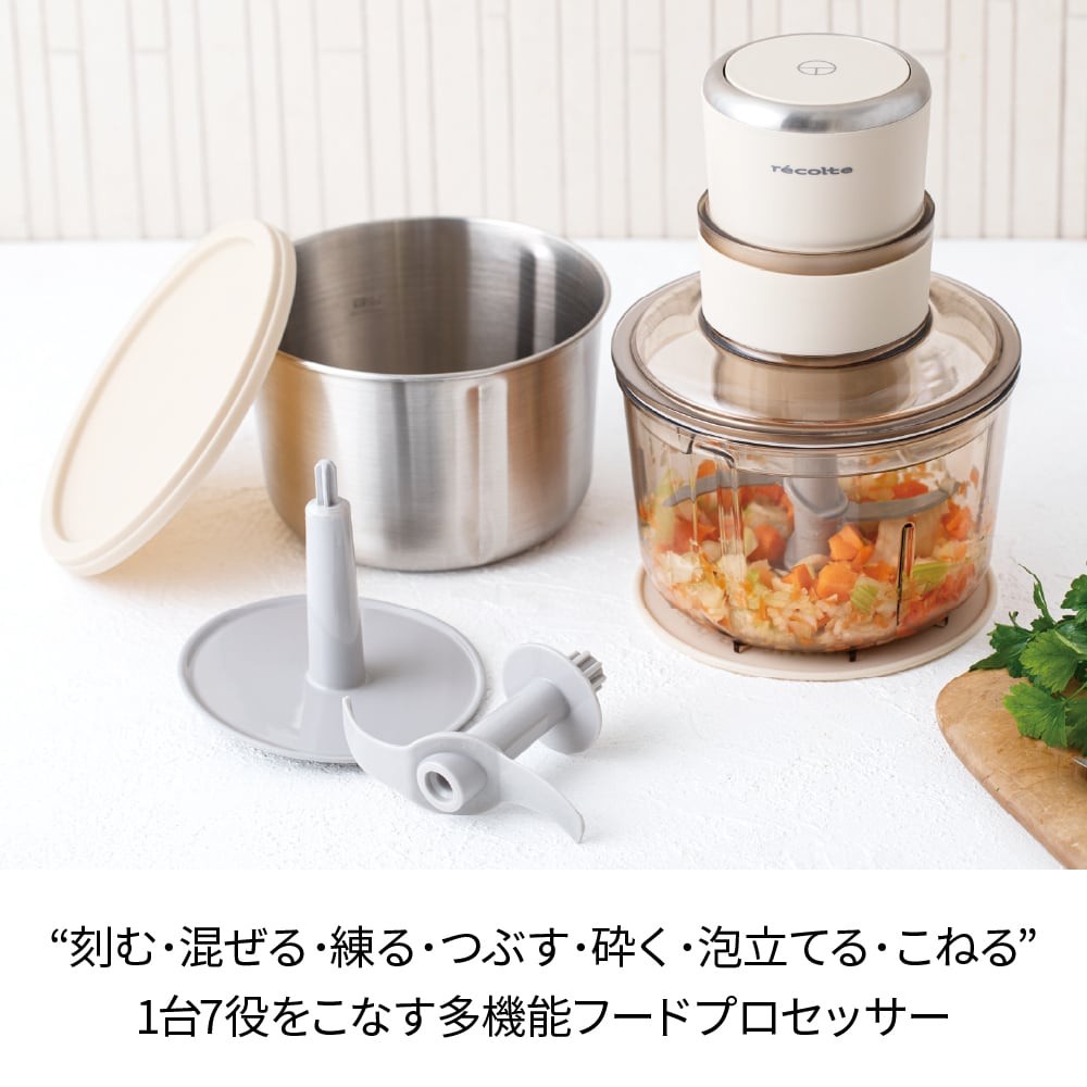recolte Food Processor Combo RCP-6 믹서기 일본제 이미지 6