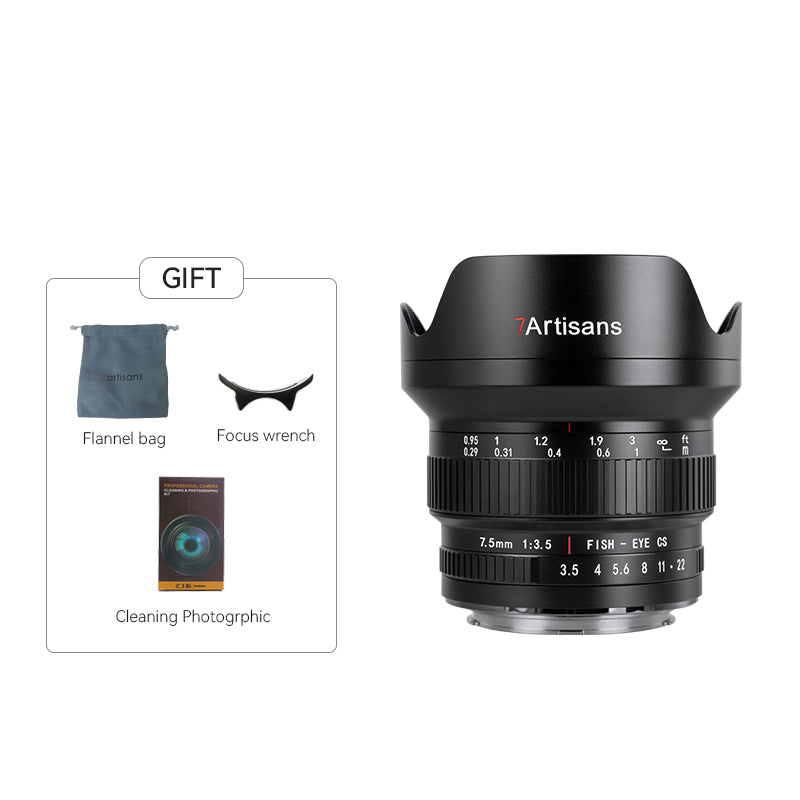 7장인 7.5mm F3.5 MF 광각 어안 렌즈 캐논 니콘 - 상세 이미지 2