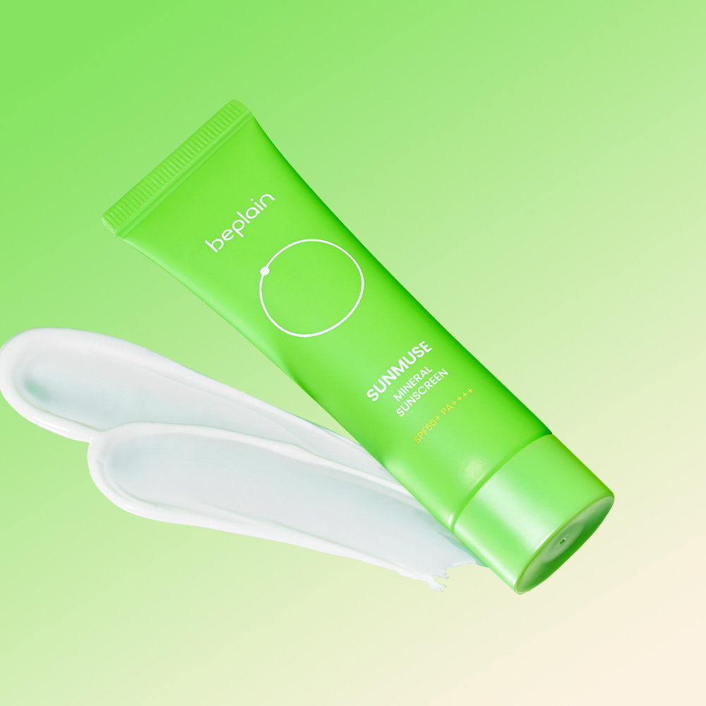 비플레인 선뮤즈 무기자차 선크림 (SPF50+ / PA++++) 50ml, 1개 - 상품 이미지