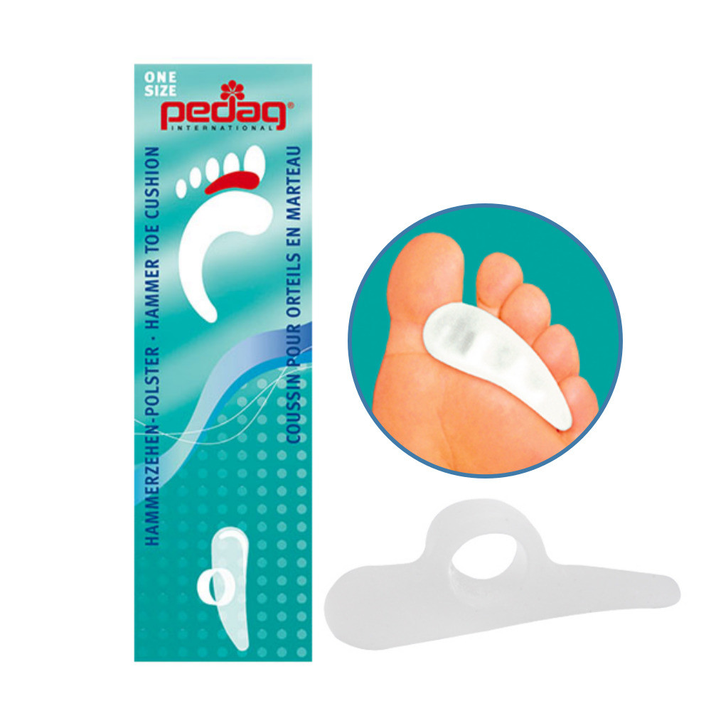 페닥 망치 발가락 쿠션 / 분리 고정 티눈방지 굽은 발가락링 젤 실리콘 보호대