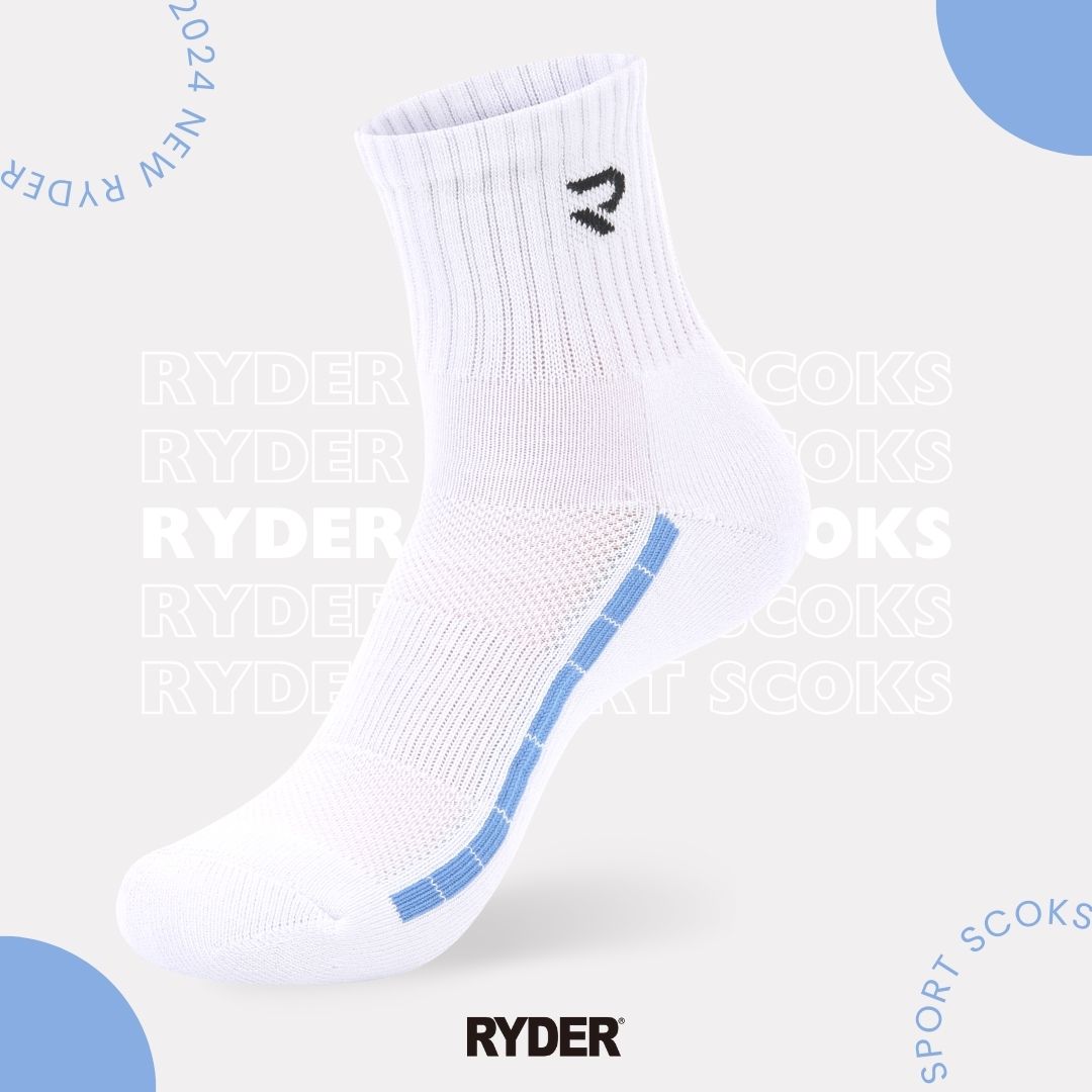 라이더 RYDER 남성 중목 스포츠양말 배드민턴 탁구 스쿼시 - 상품 이미지