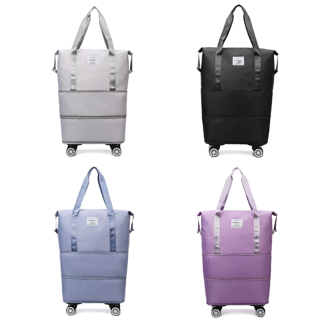 맨사템 가벼운 1박2일 이민 바퀴달린 접이식 캐리어 여행가방