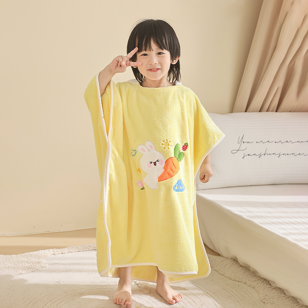 키즈 유아 아동 어린이 초등 학생 비치 남아 여아 목욕 물놀이 수영 가운 타올 수건