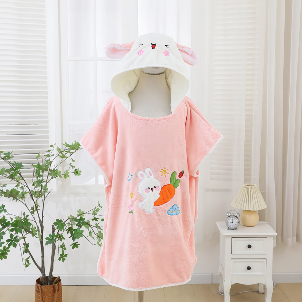 유아 아동 어린이 아이 초등 학생 비치 물놀이 타올 판초 목욕 수건 가운 캐릭터