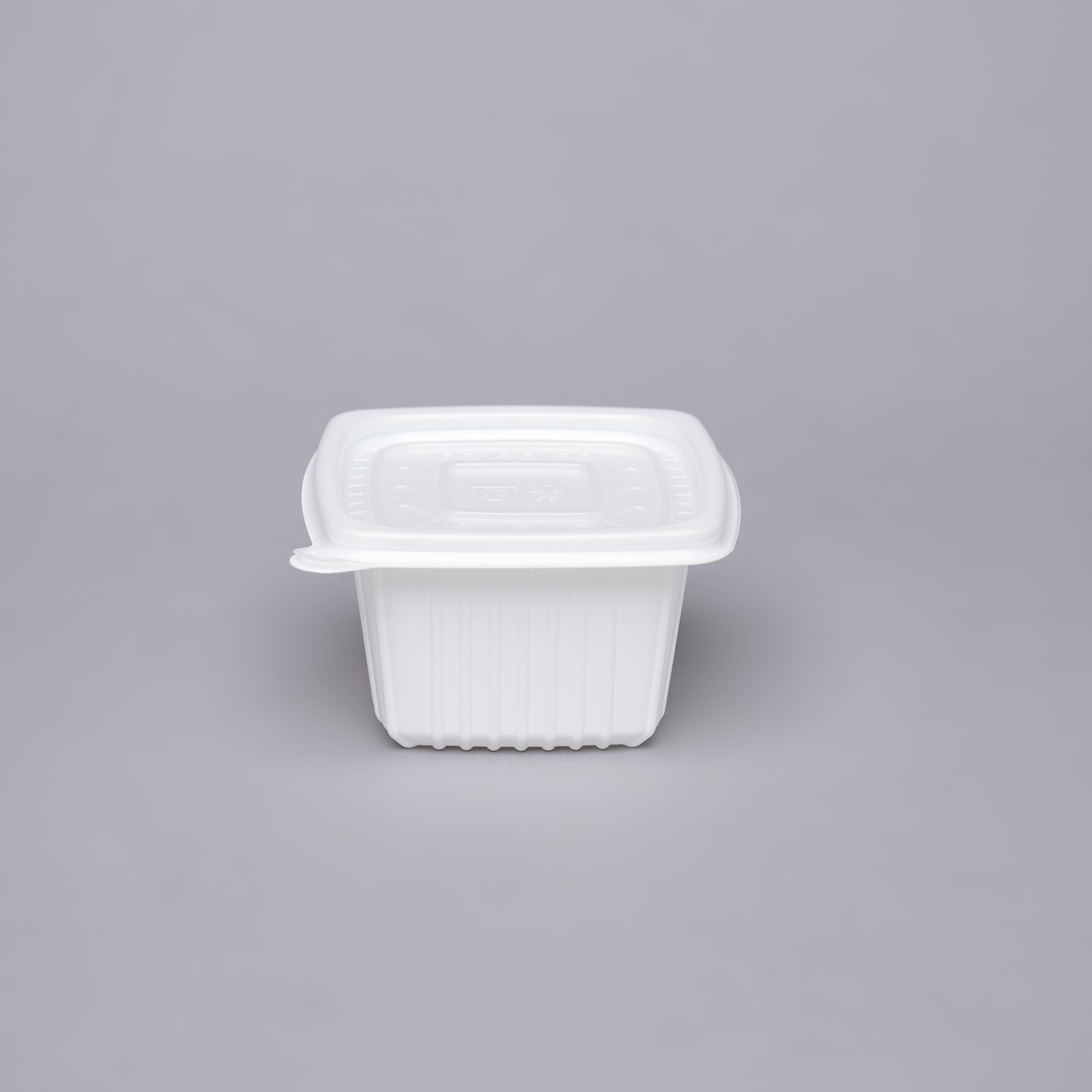 일회용 배달 포장 전자레인지 다용도 사각 용기 1호 250ML 100개 세트 - 상세 이미지 2