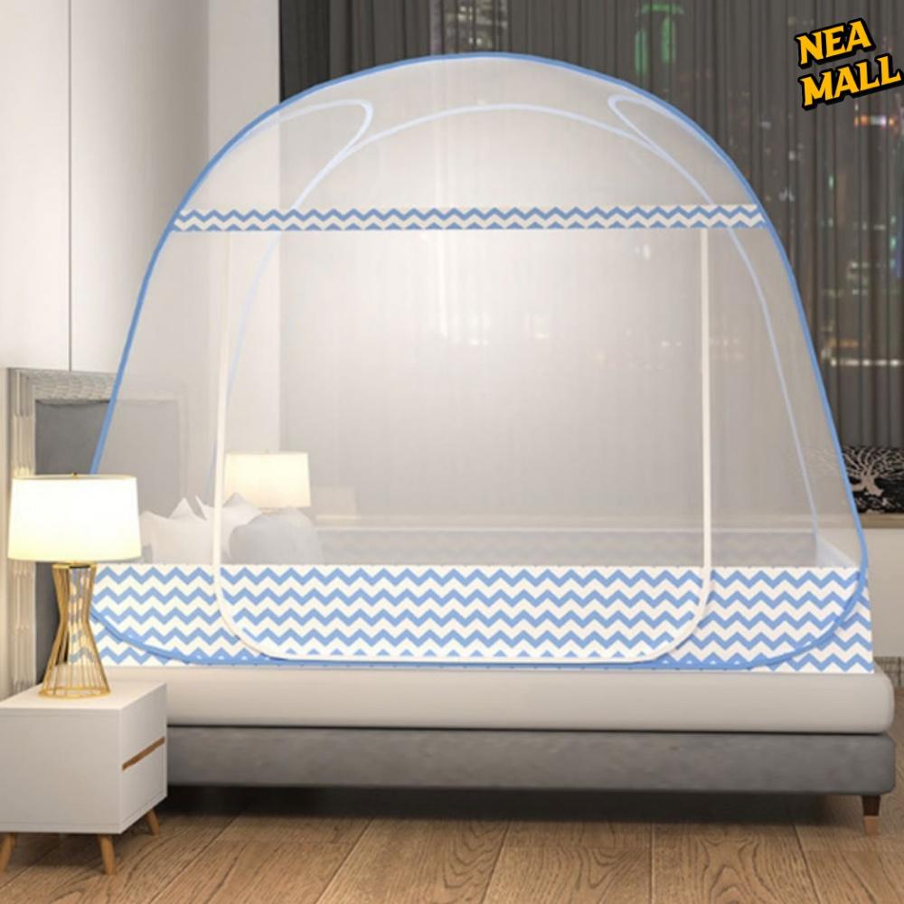 180x200 원터치모기장 접이식 침대텐트 침대용모기장 침대방충망