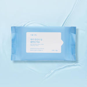 식물나라 제주 탄산수 딥 클렌징티슈 20매 솔직 후기 | 피부 타입별 분석 - 상품 이미지 1