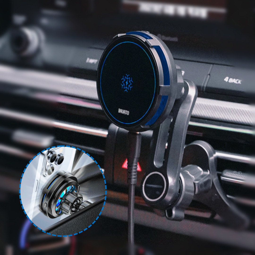 저온 맥세이프 거치대 차량용 무선 충전기 차량용 핸드폰 거치대 송풍구 마그네틱 자석