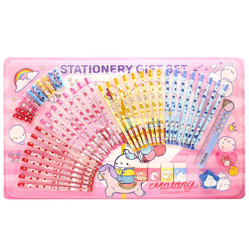 몰랑이 빅 문구세트 캐릭터 어린이 펜슬 연필 필기구 학용품 키즈 단체 선물 초등학생 생일 이미지 2