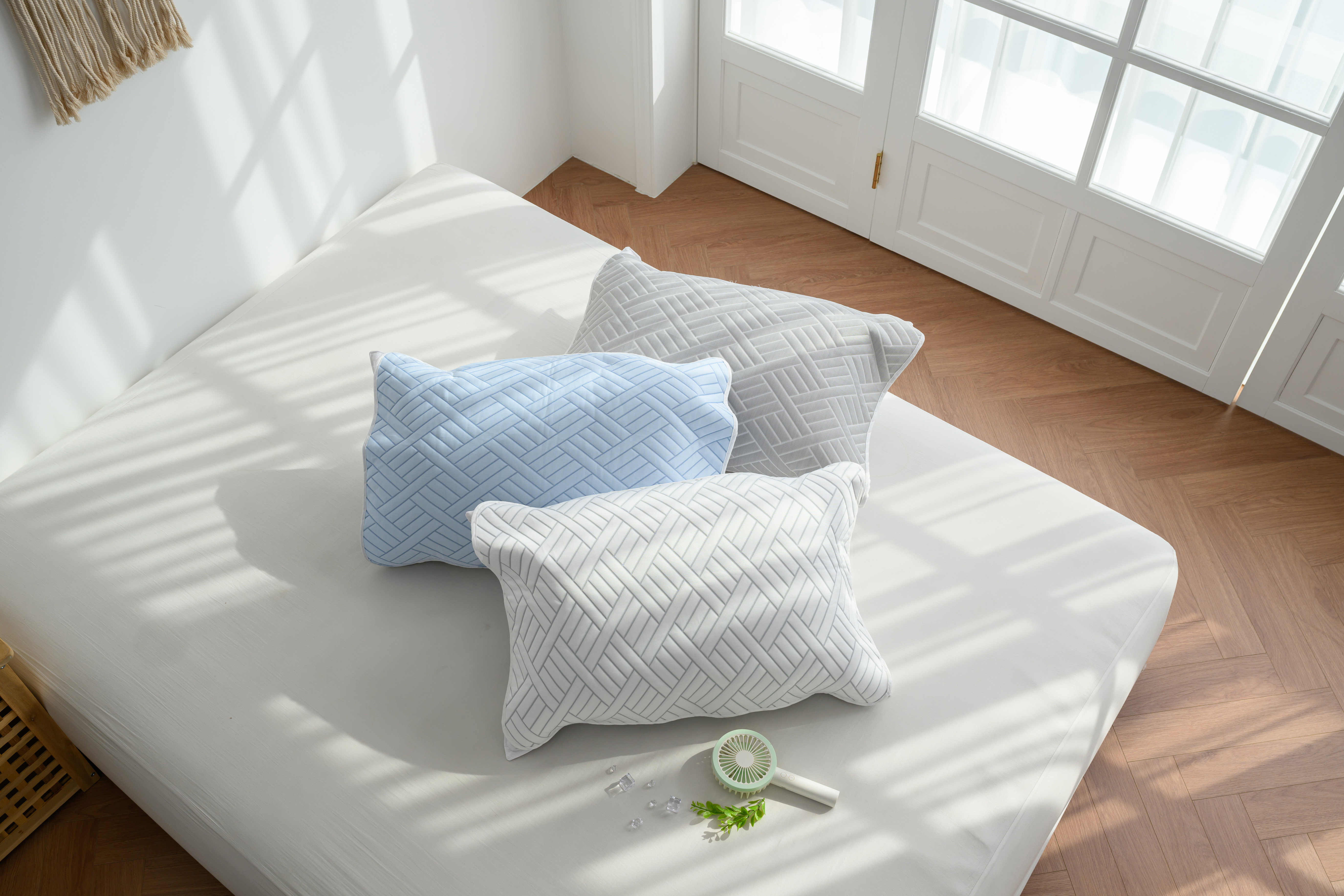 아르일랑 듀라론 쿨터치 3중직 밴드형 밴딩 베개커버 시원한 여름 침구 70cmX50cm - 상세 이미지 4