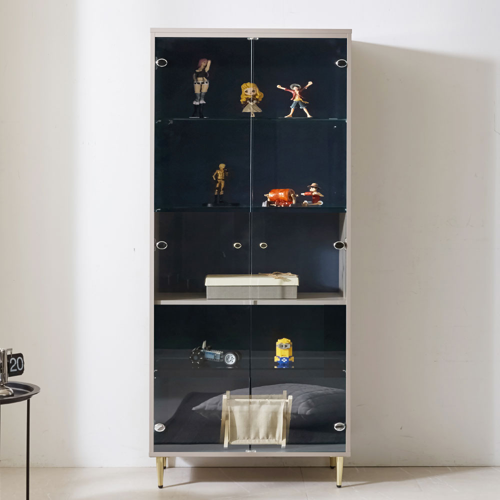 메이든 인테리어 장식장 유리 진열장 위스키 장식장 술 틈새 장식장