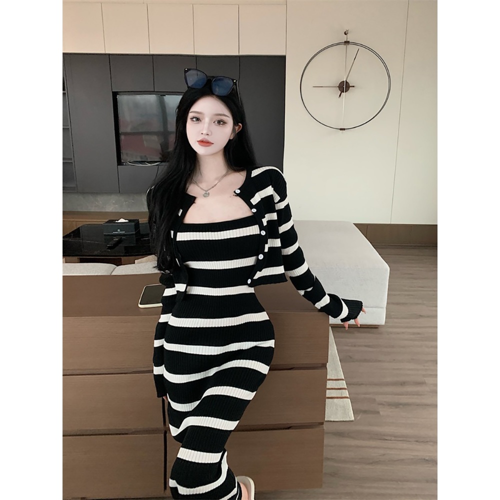 나는 솔로 146회 송해나 가디건 원피스 섹시한 유니섹스 - 상세 이미지 2