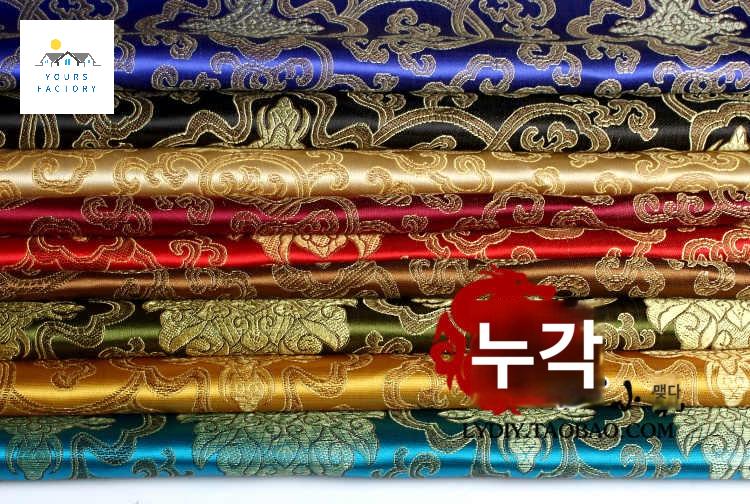 브로케이드 원단 바느질 자가드 패브릭 핫 가방 스타일 빈티지 고전 세일 천 치파오 자카드 - 상세 이미지 3