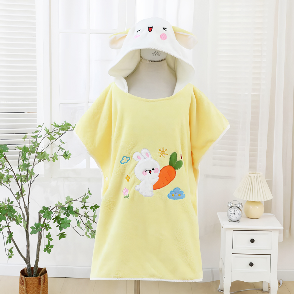 유아 아동 어린이 아이 초등 학생 비치 물놀이 타올 판초 목욕 수건 가운 캐릭터