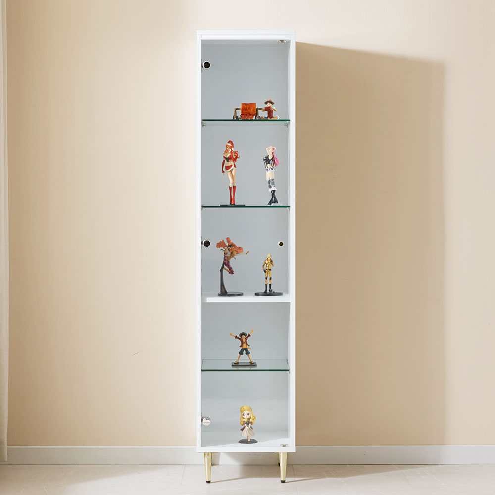 메이든 인테리어 장식장 유리 진열장 위스키 장식장 술 틈새 장식장