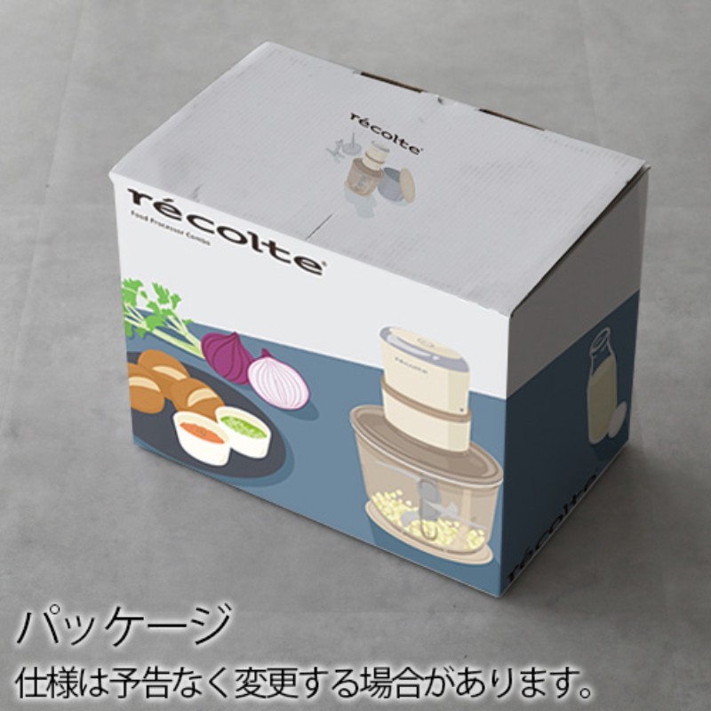 recolte Food Processor Combo RCP-6 믹서기 일본제 - 상세 이미지 2