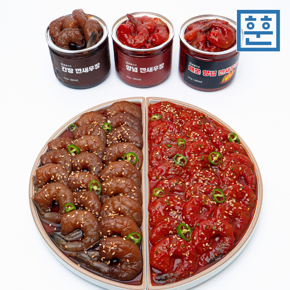 훈훈수산 깐새우장 300g + 300g 이미지 3