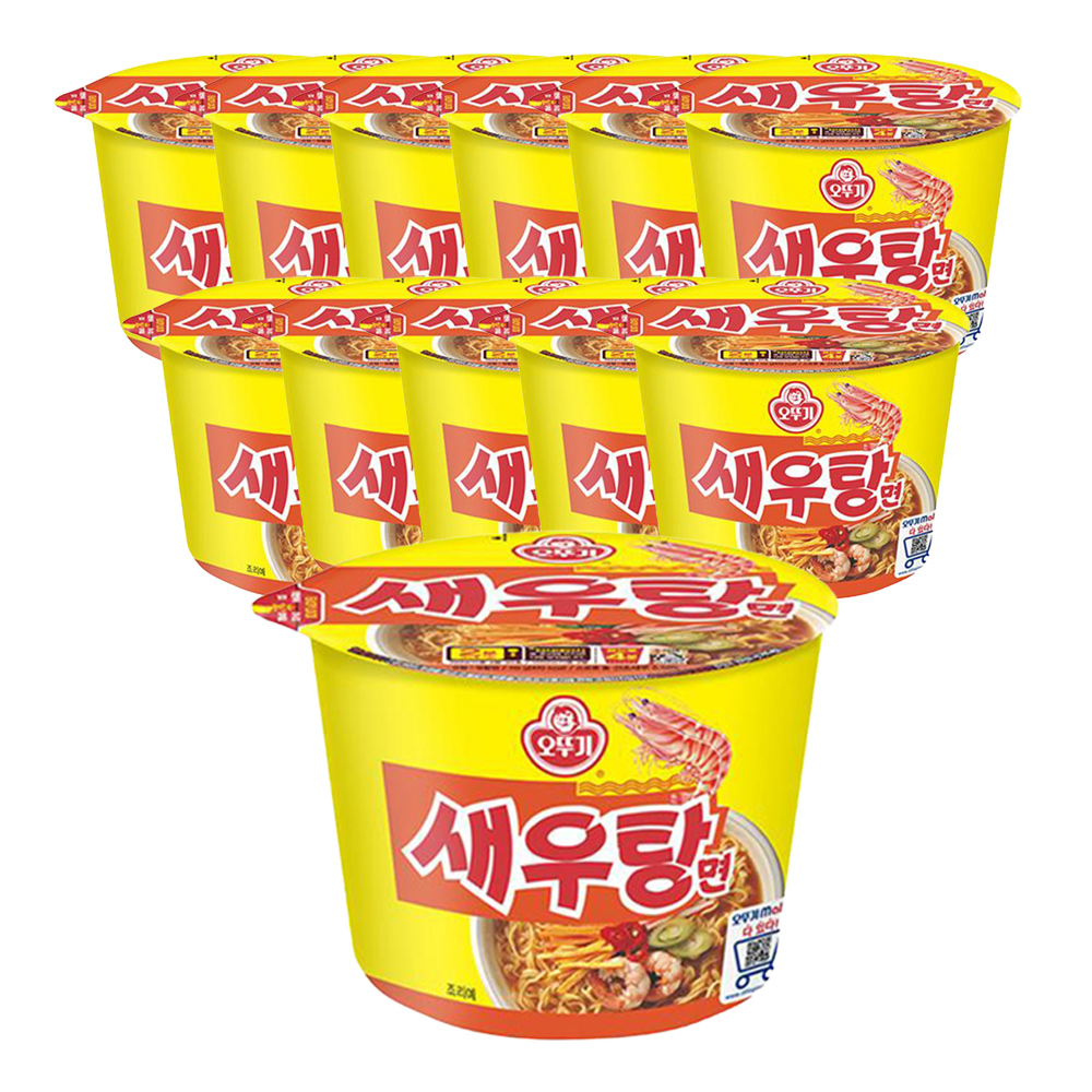 오뚜기 새우탕 큰컵라면 110g, 12개 - 메인 이미지