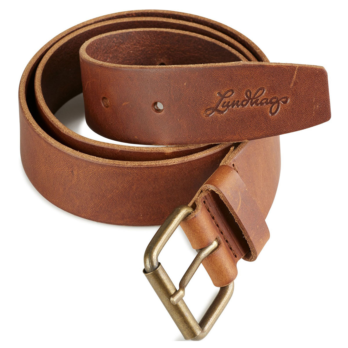 Lundhags 룬닥스 가죽 캐주얼 남성 벨트 Venture Belt 40mm 블랙 브라운 - 상세 이미지 2