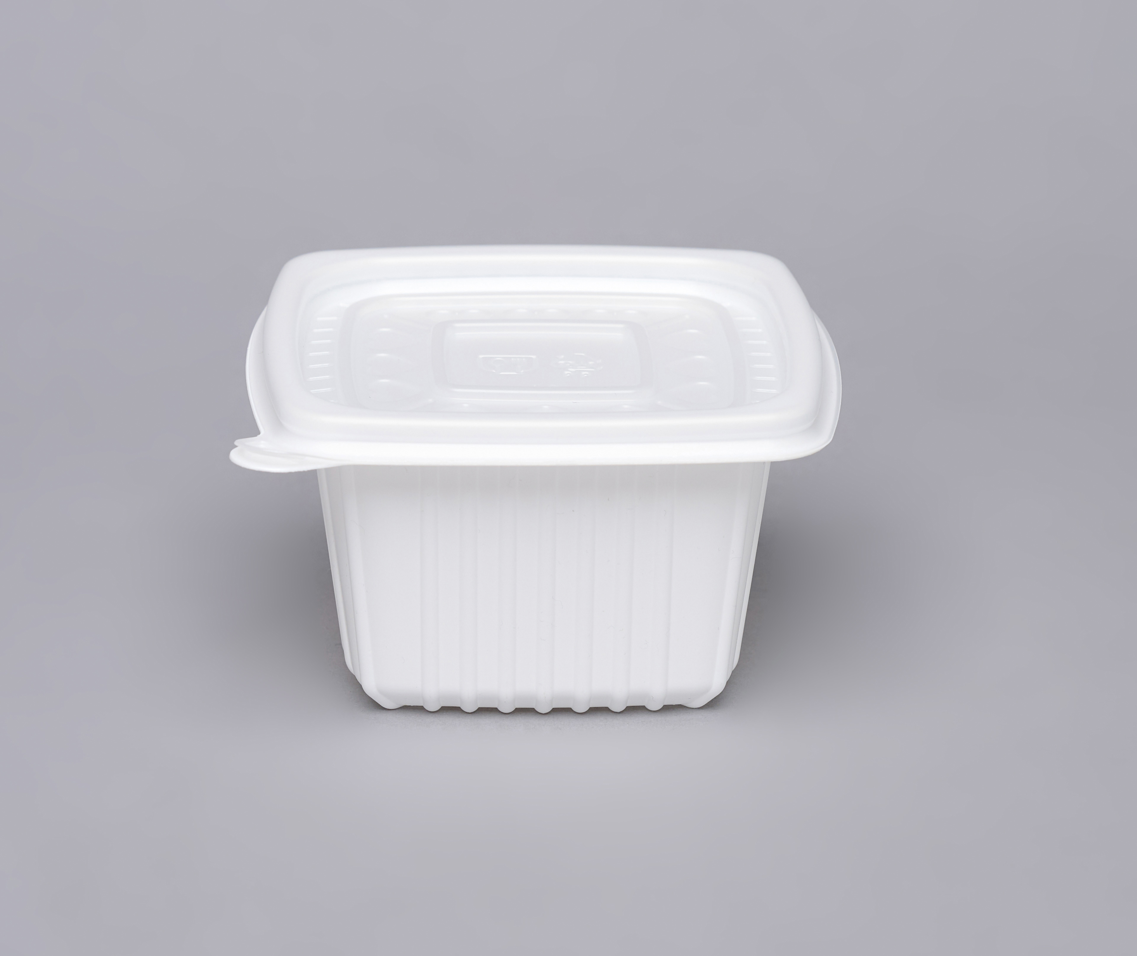 일회용 배달 포장 전자레인지 다용도 사각 용기 1호 250ML 100개 세트 - 상품 이미지