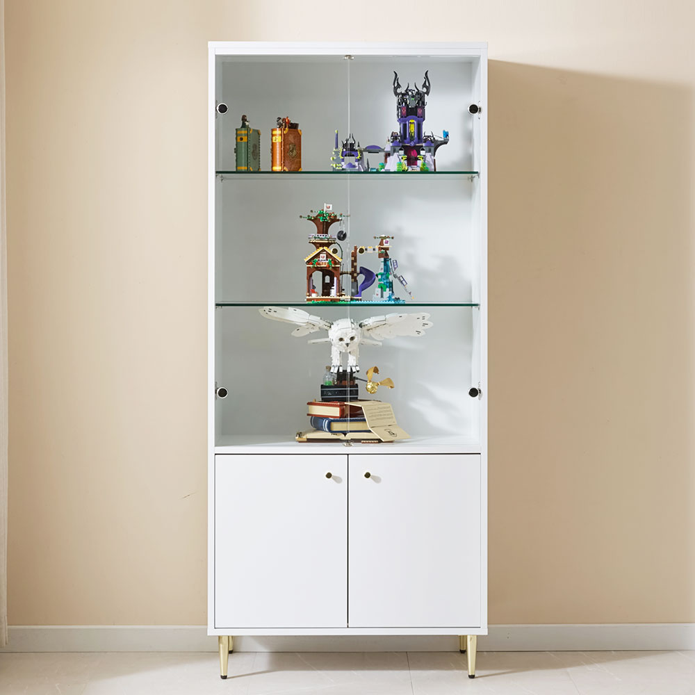 메이든 인테리어 장식장 유리 진열장 위스키 장식장 술 틈새 장식장